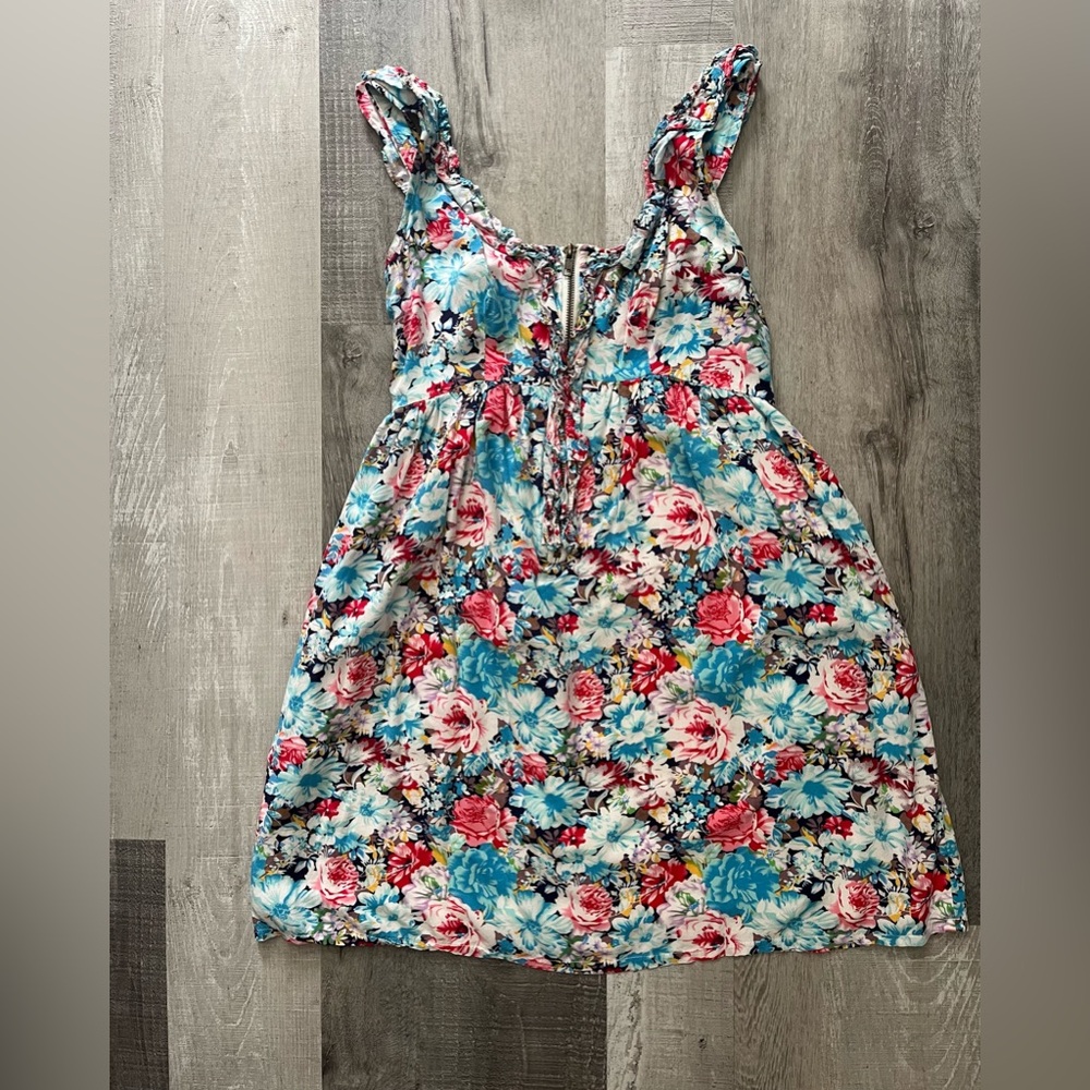 Aryeh Floral Cotton Sun Dress Size Small